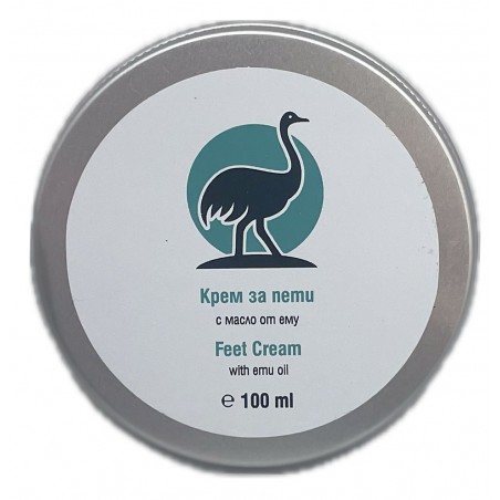 Крем за напукани и сухи пети с масло от Ему 100мл | Амрита лаб OSTRICH FUN | shtrausovamas.com